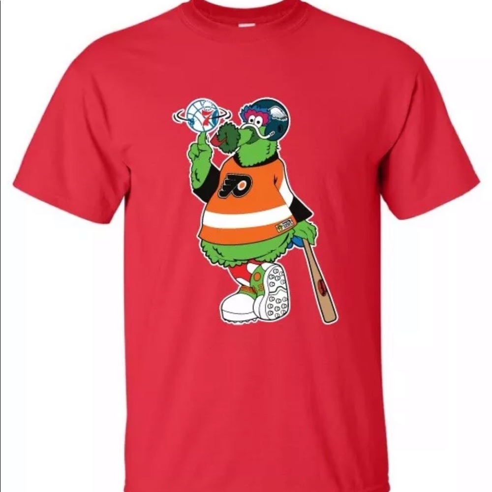 Incognito Tees Philly Phanatic Red T Shirt